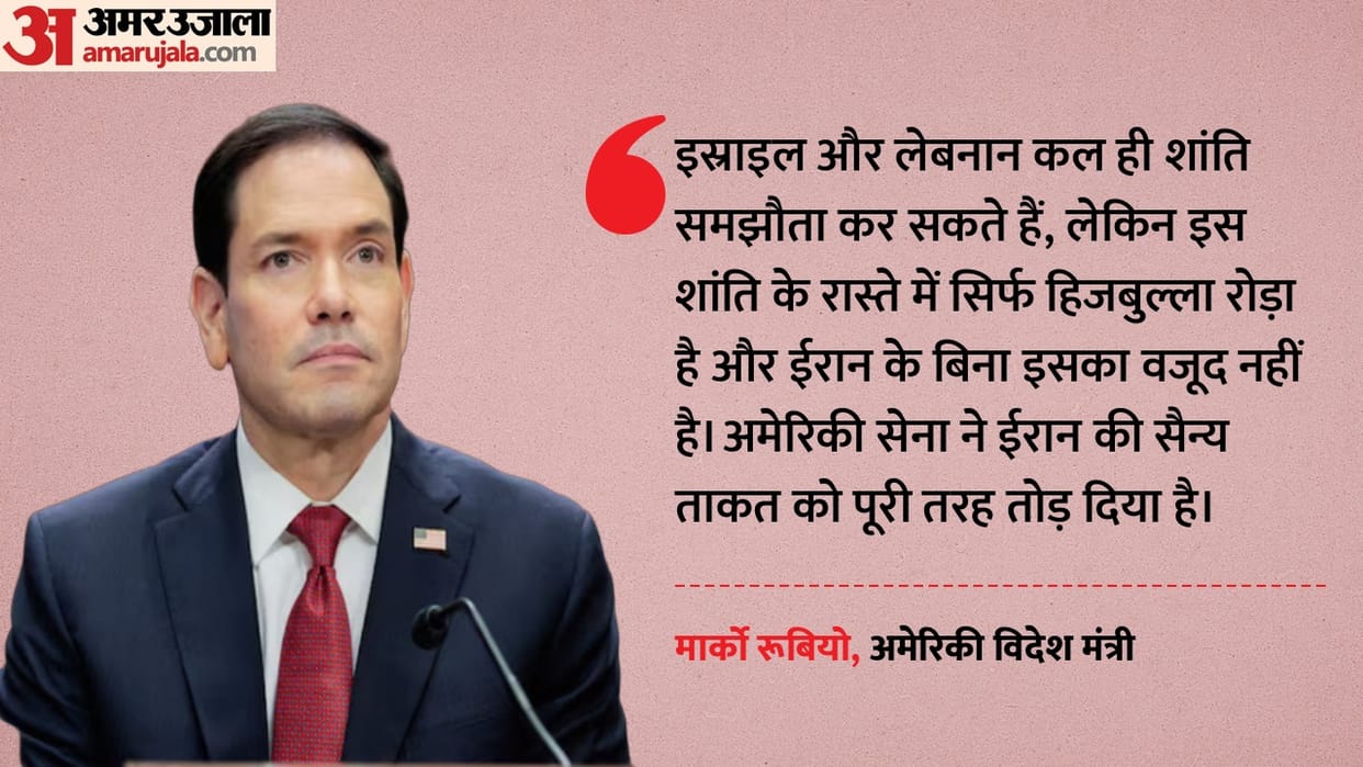 hezbollah is the impediment to israel lebanon peace says Marco Rubio