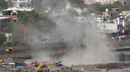 Indore: Blasting underway in airport area for metro's underground route, rocky ground making excavation diffic