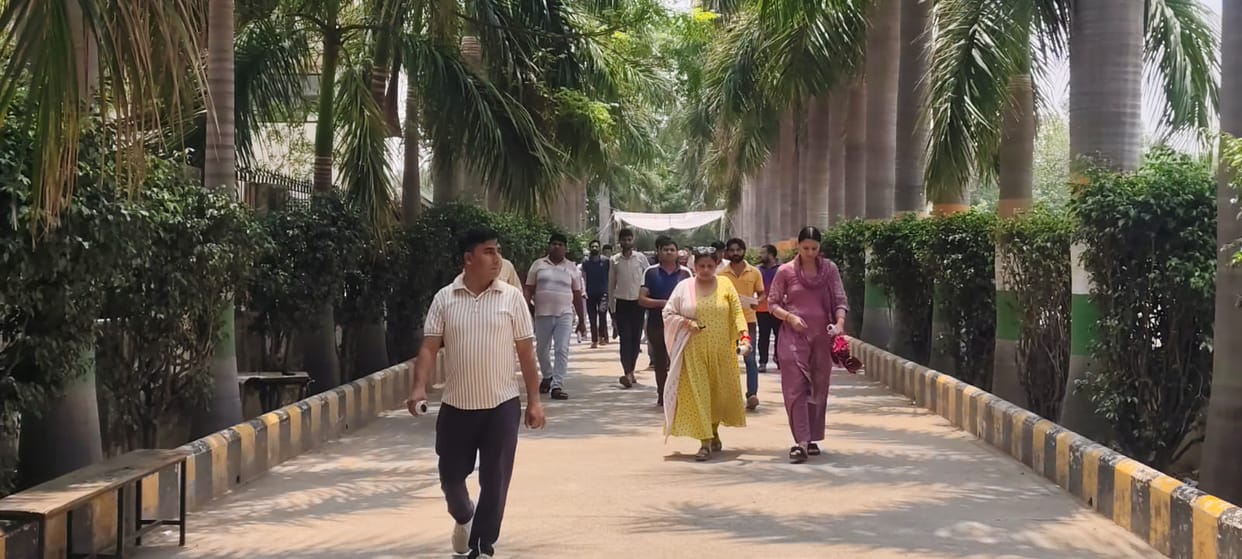 First Shift of TGT Examination Conducted Under Tight Security and CCTV Surveillance