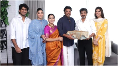 Khushbu Sundar Visits CM Vijay Home To Invite Him To Daughter Wedding Shares Pictures