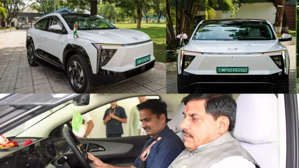 MP News: CM's new step towards environmental protection, electric car joins convoy, 500 km range