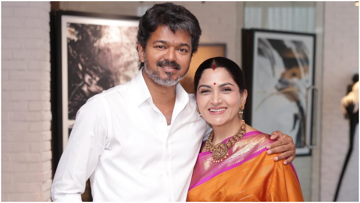Khushbu Sundar Visits CM Vijay Home To Invite Him To Daughter Wedding Shares Pictures