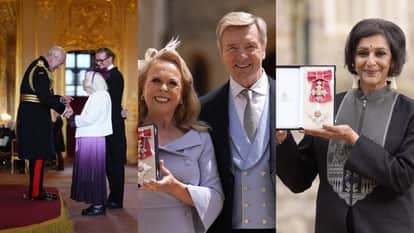 King Charles knighted Idris Elba in an ceremony actor received the honour of knighthood for services to young