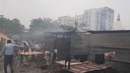 IMS BHU Blast in Small Cylinder Inside Trauma Center Complex Tin Shed in Varanasi