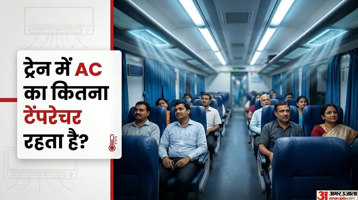 Train AC Temperature: At what temperature does the AC run in the train mein ac kitne par chalta hai