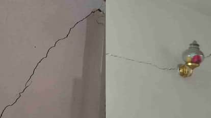 Major Cracks Appear in House Due to Excavation for Sewer and Water Lines; Family Terrified Vikasnagar Dehradun