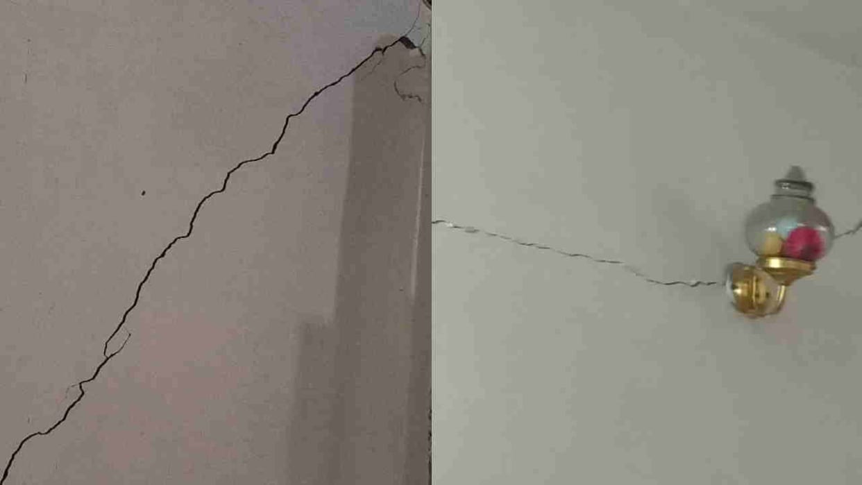 Major Cracks Appear in House Due to Excavation for Sewer and Water Lines; Family Terrified Vikasnagar Dehradun