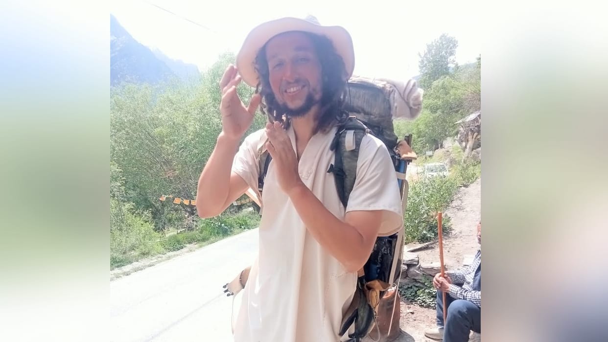 Himachal: Benjamin from Switzerland Reaches Lahaul After Crossing Kugti Jot; Scales Dangerous Peak with G
