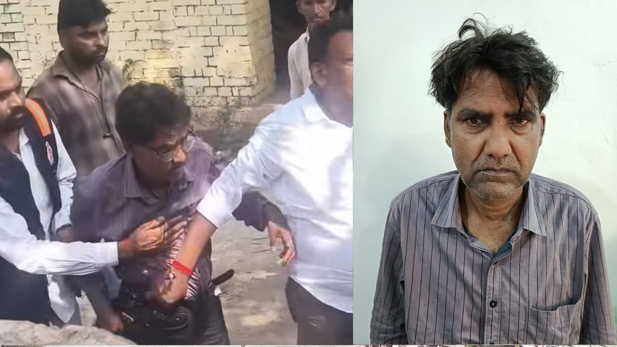 A law officer was arrested in Basti while accepting a bribe of Rs 10,000; he was caught red-handed.