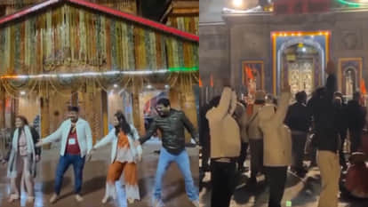 During the Char dham Yatra indian tourists danced to the song Chaiya Chaiya Users Outraged on Social Media