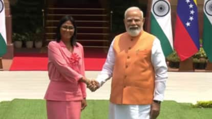 Venezuela Acting President Delcy Rodriguez India Visit Updates meet PM Modi S Jaishankar and others hindi news
