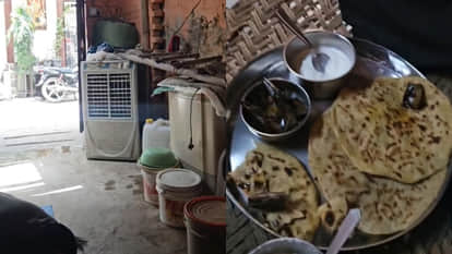 Employee from Delhi arrives for the census family from saboli with limited resources offered food viral video