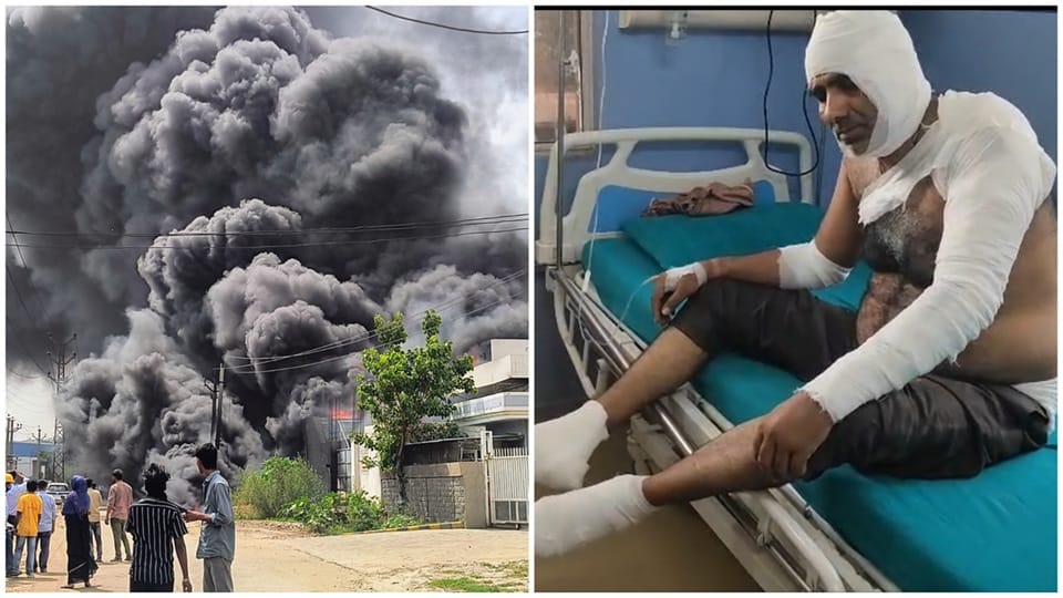 Fire breaks out in two factories in Bhiwadi