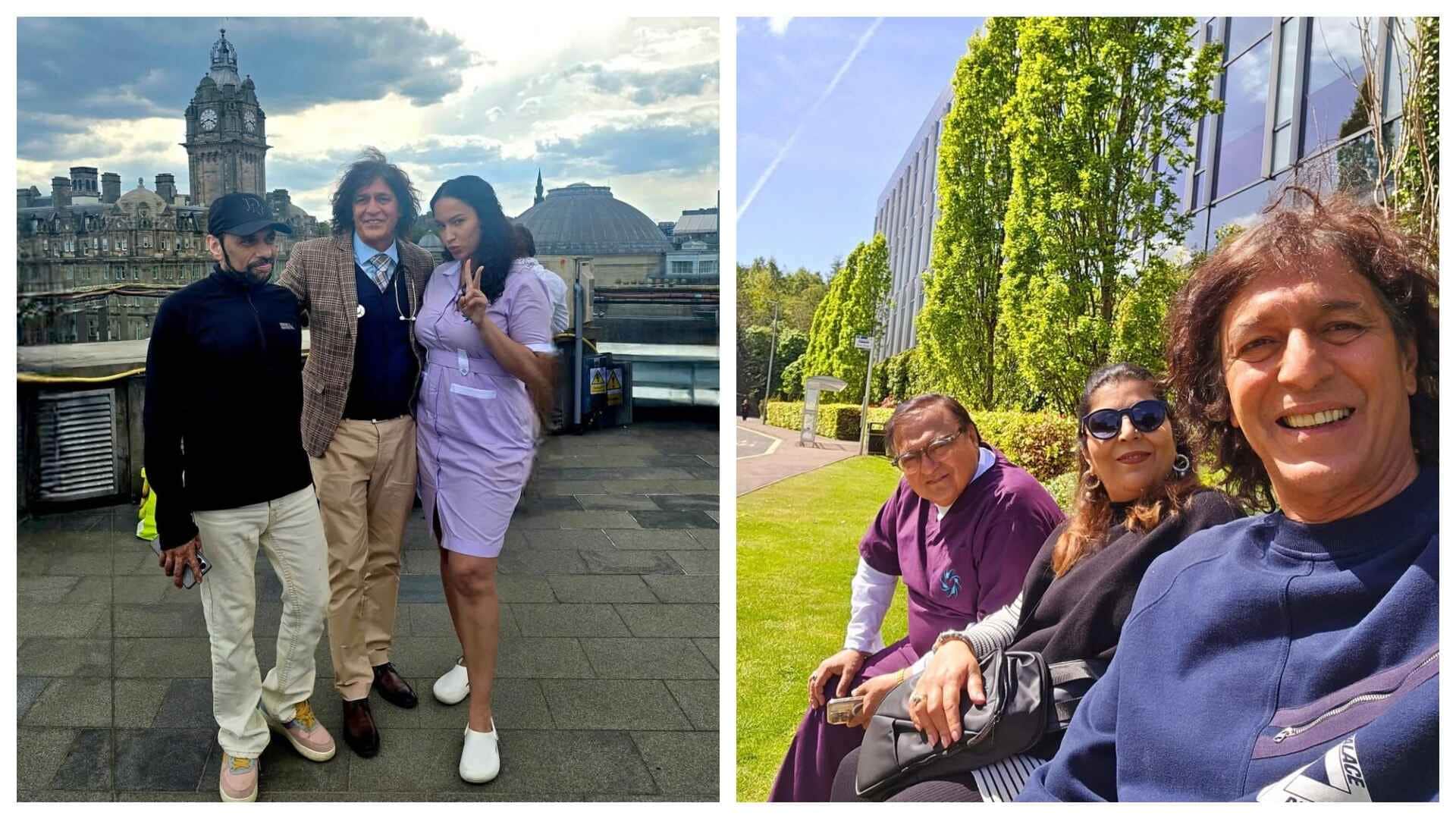 Chunky Panday Drop Hai Jawani Toh Ishq Hona Hai BTS photos with Varun Dhawan pooja mrunal david Steal The Show