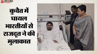 indian ambassador paramita tripathi meets injured indians after kuwait airport drone attack west asia crisis