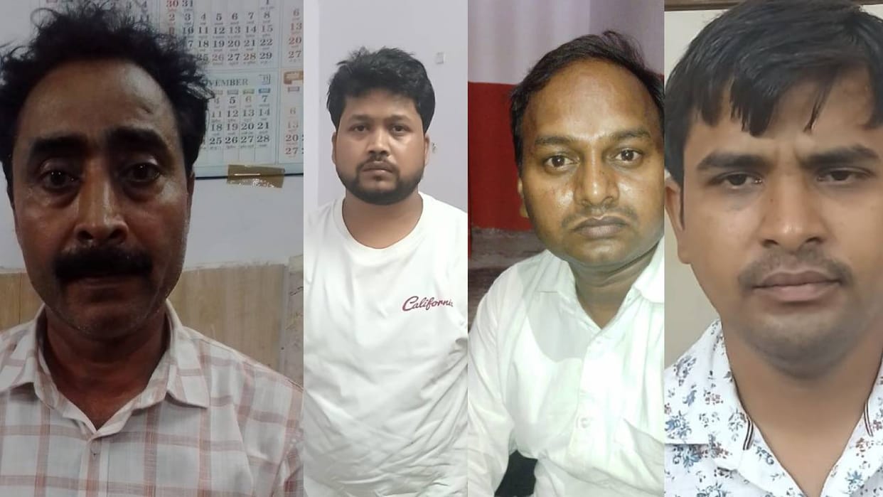 Lucknow: Four solvers arrested on the very first day of TGT, interrogation is being done