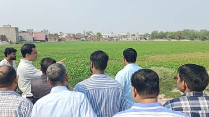 submerged land of Aligarh Nagar Nigam