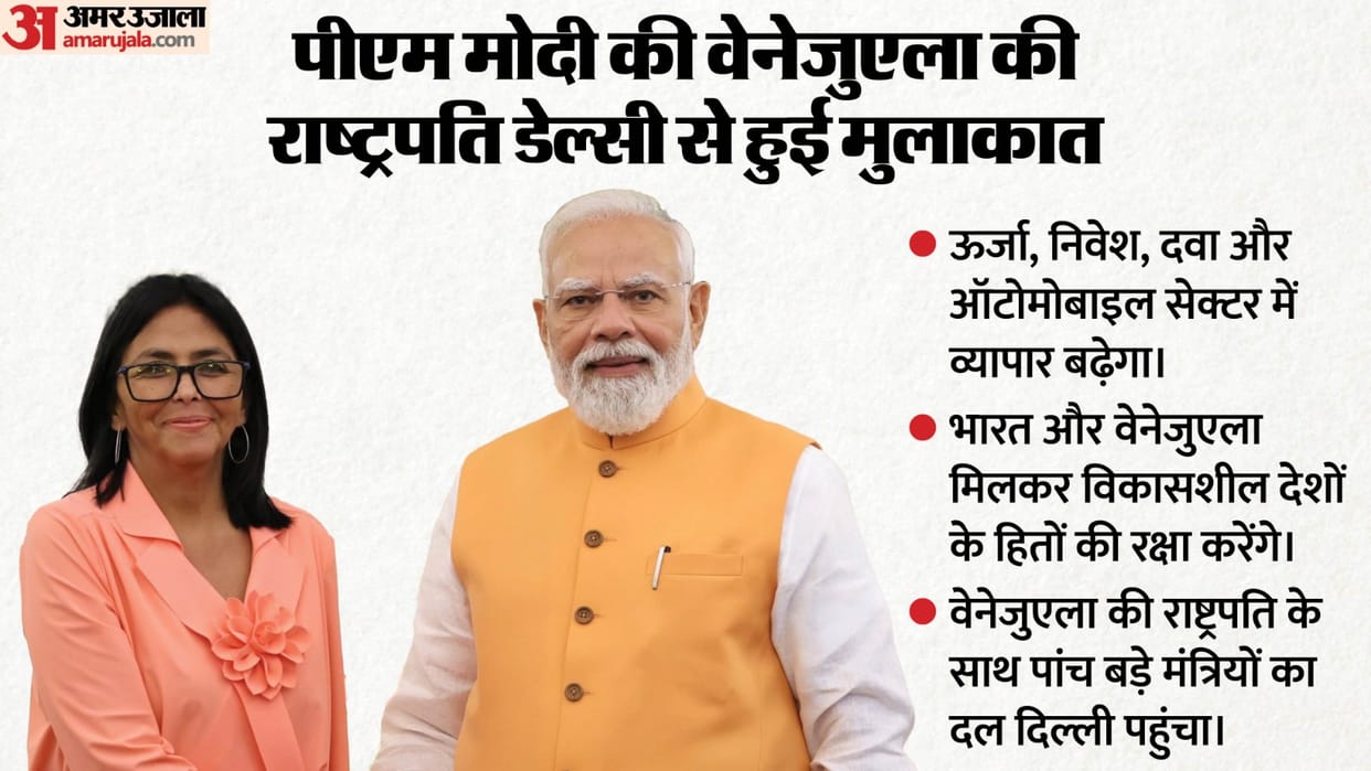 india venezuela Trade and Investment pm modi delcy rodriguez qa news