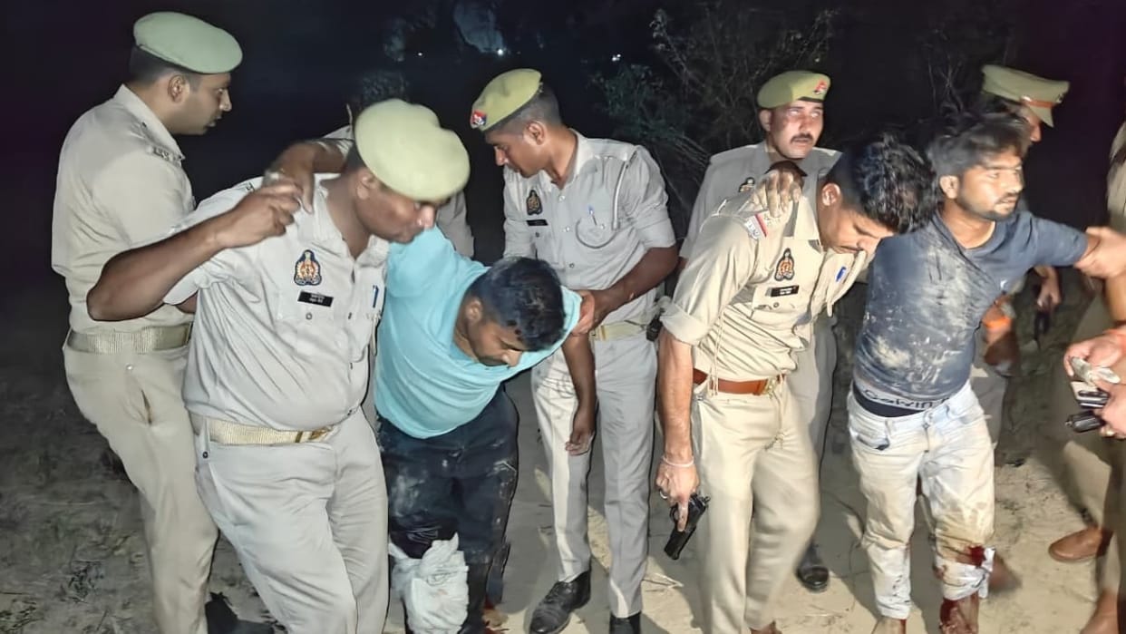 Two Criminals Arrested in Police Encounter Shot in the Leg
