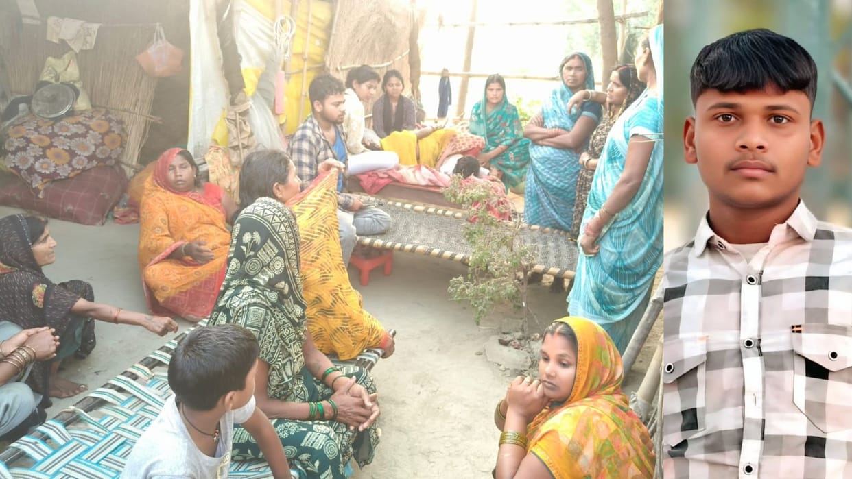Teenager Dies in Hyderabad Road Accident Family Weeps Awaiting Body in Ghazipur