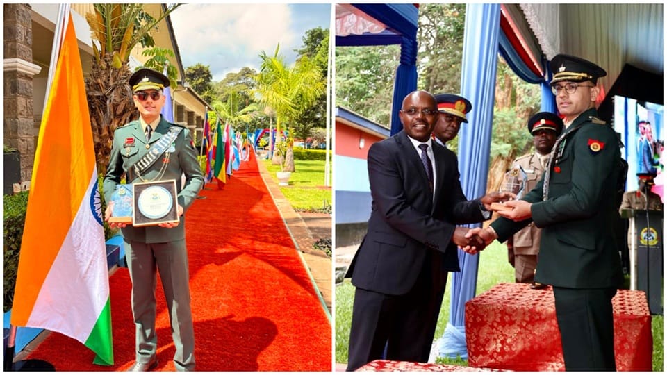 Major Amit Kumar Dalal won two medals at the International Military Forum