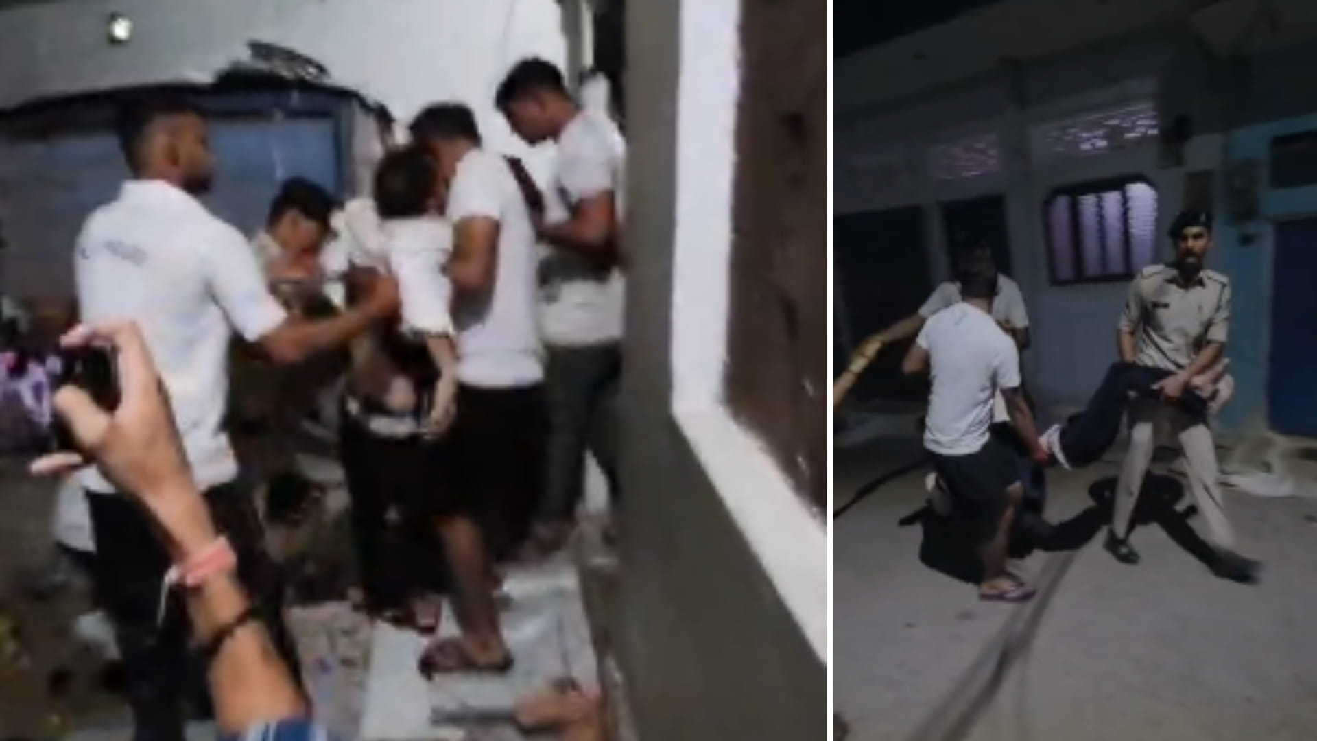 Chhatarpur Violence: Minor Bike Collision Triggers Five-Hour Chaos Stones Hurled at Police