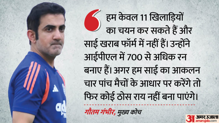IND vs AFG: तीसरे नंबर पर बल्लेबाजी के लिए किसे मिलेगा मौका? कोच गंभीर ने किया स्पष्ट; पंत को लेकर भी रखी राय