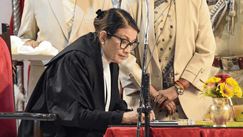 justice meenakshi makes history as first woman chief justice from northeast india patna high court