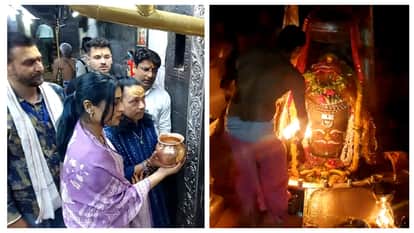 Kailash Kher visits Mahakaleshwar Temple in Ujjain attends Bhasma Aarti