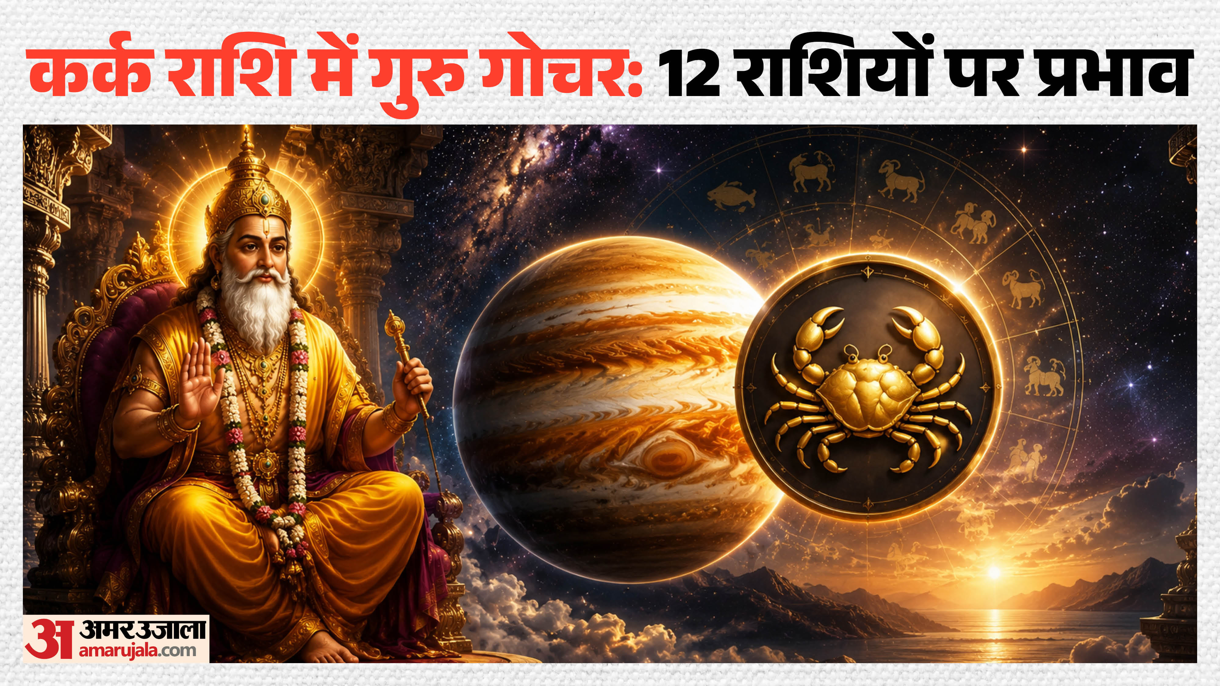 कर्क राशि में गुरु गोचर