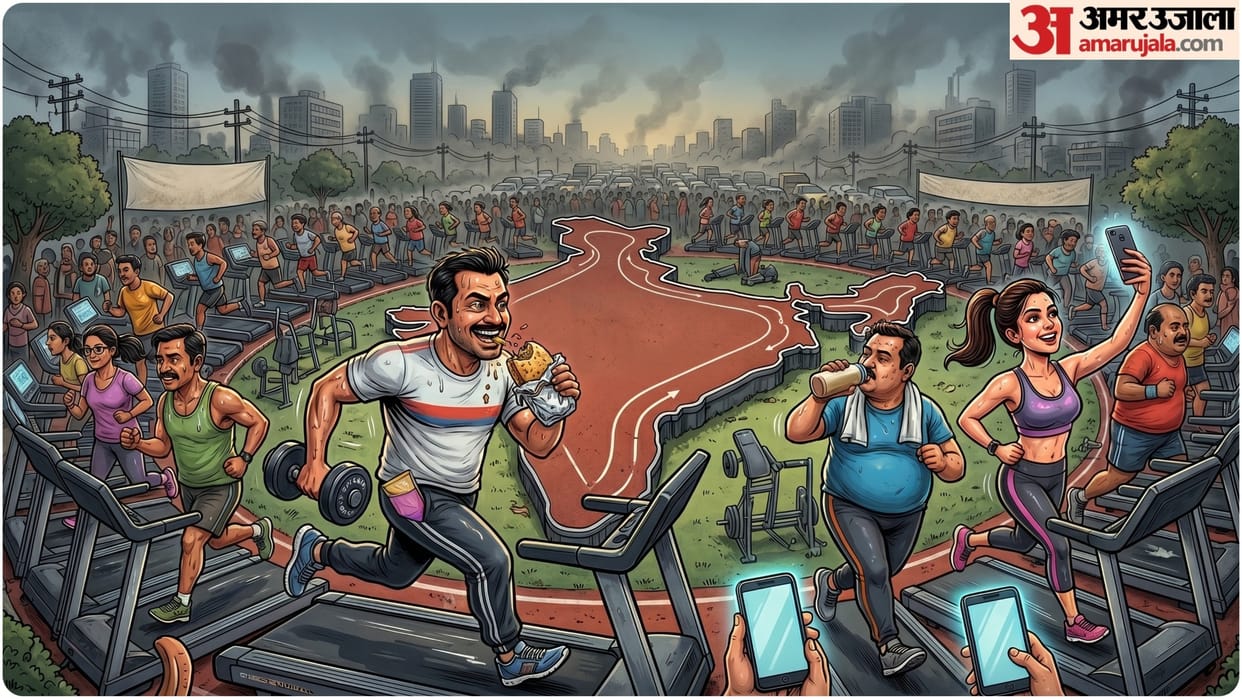 political satire on indian development vishwaguru bharat