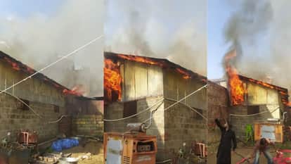 Fire Broke out at Rangreth industrial area near Kite Polytechnic College