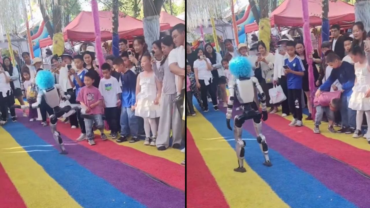 humanoid robot kicks child viral video china ai safety debate