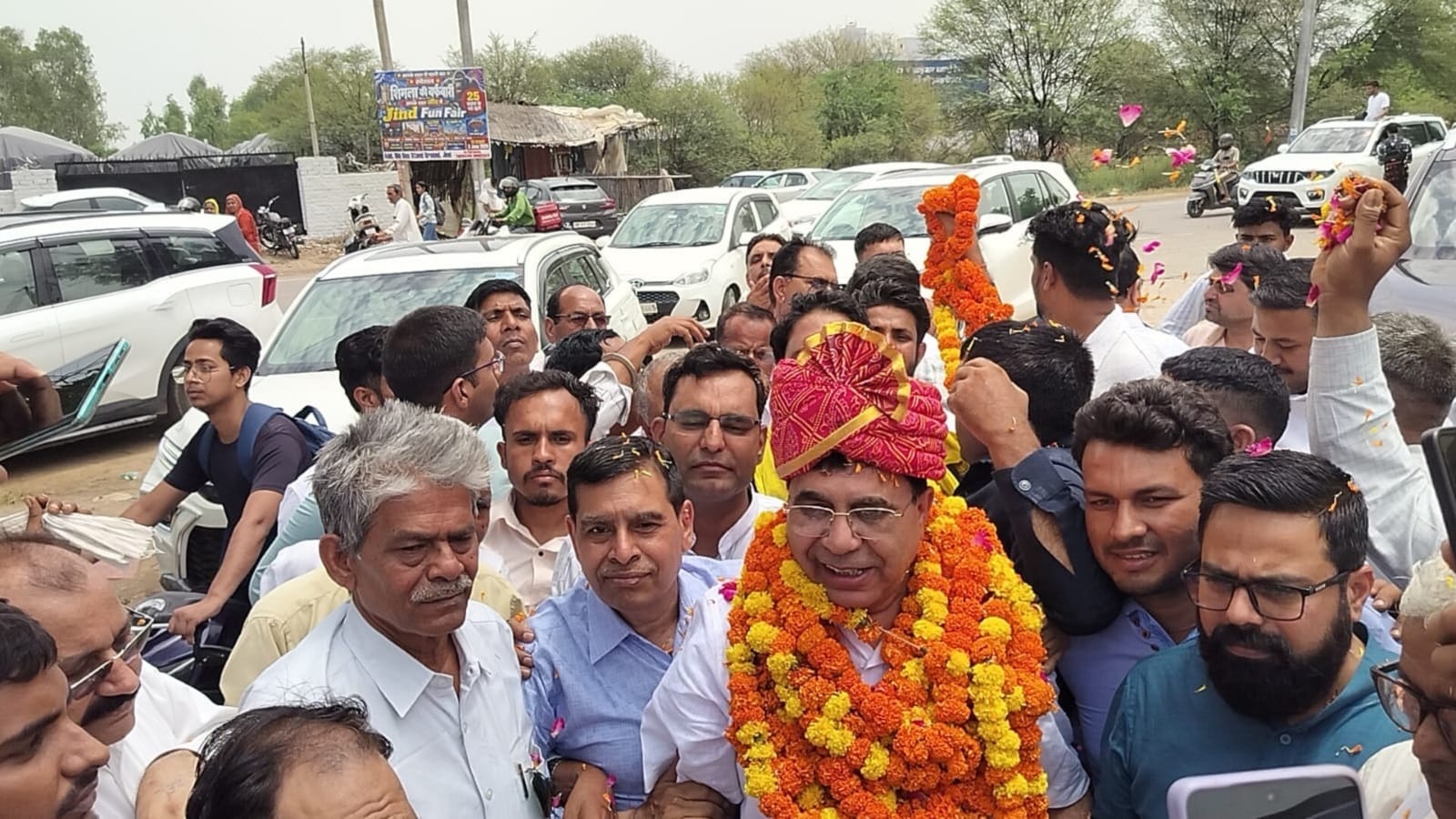 Dr. Rampal Saini accorded a grand reception upon becoming the permanent Vice-Chancellor in Jind