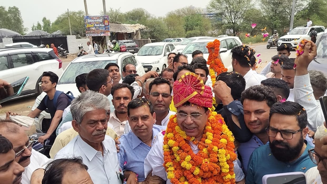 Dr. Rampal Saini accorded a grand reception upon becoming the permanent Vice-Chancellor in Jind