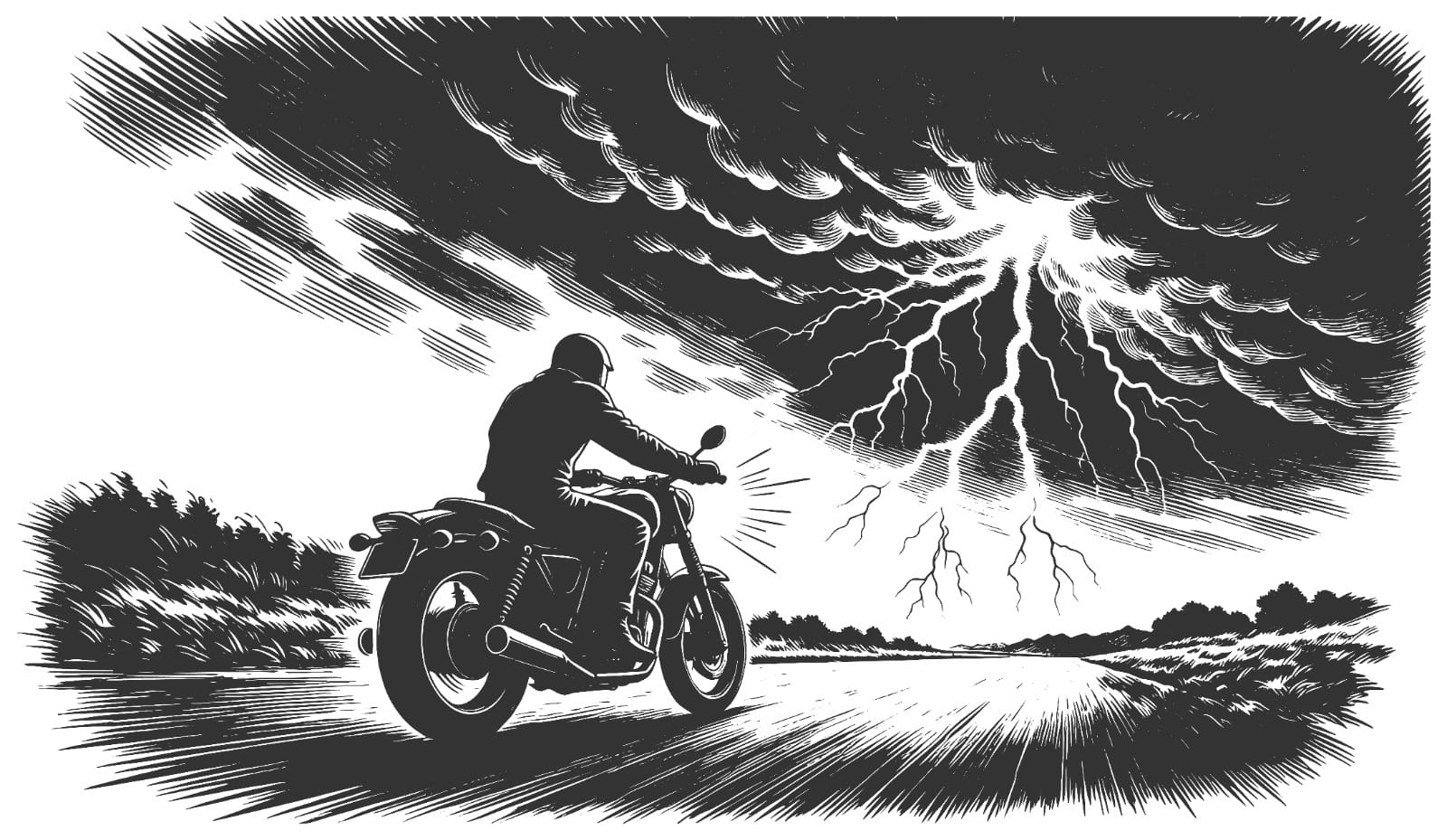 What to do if there is a storm or rain while riding a bike chalte huye toofan barish aane par kya kare