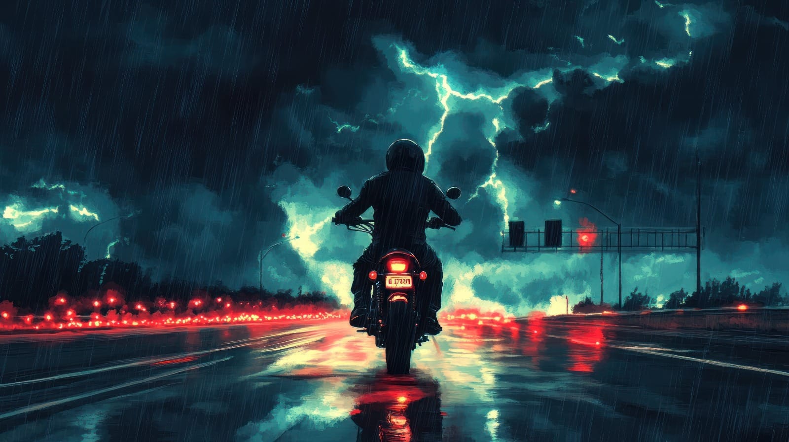 What to do if there is a storm or rain while riding a bike chalte huye toofan barish aane par kya kare