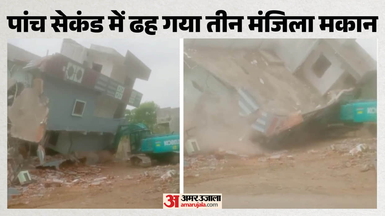 Poklane Machine operator injured when house collapses during railway line construction work