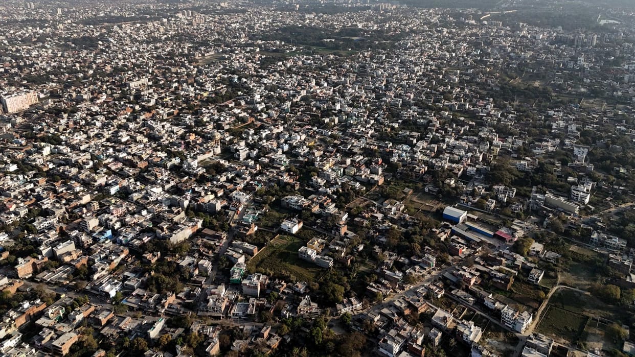 compactor will be built in Varanasi on land currently used as garbage dump stable and toilet site
