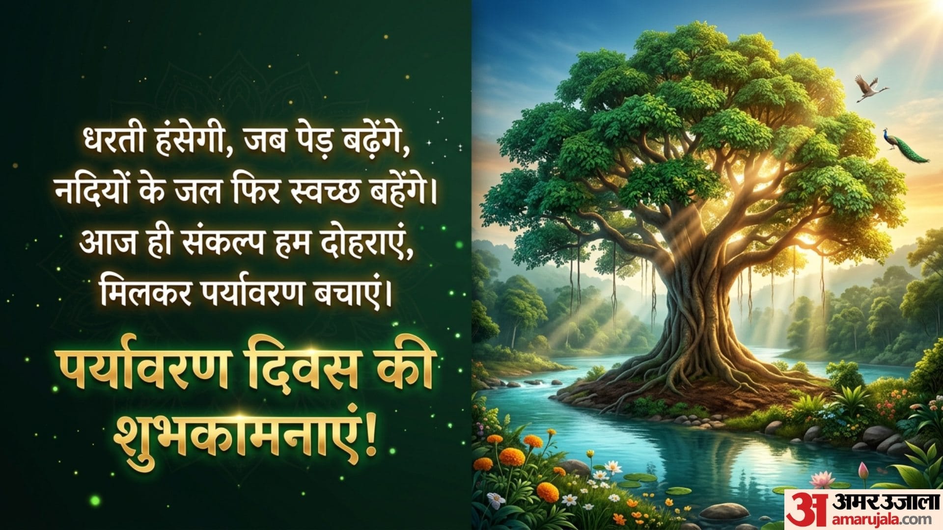 World Environment Day 2026 Wishes Quotes in Hindi Whatsapp Facebook Messages Status, Wallpapers