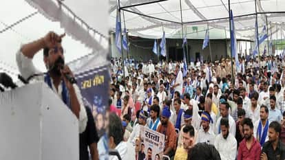 आजाद समाज पार्टी की पदयात्रा