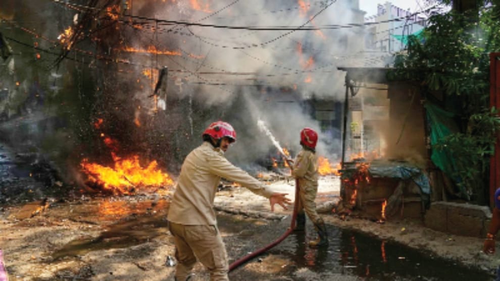 Delhi Grappling with a Shortage of Fire Service Personnel Fire Stations and Equipment
