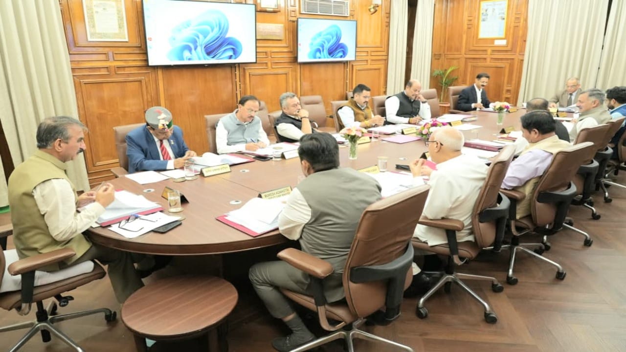 हिमाचल मंत्रिमंडल की बैठक(फाइल)।