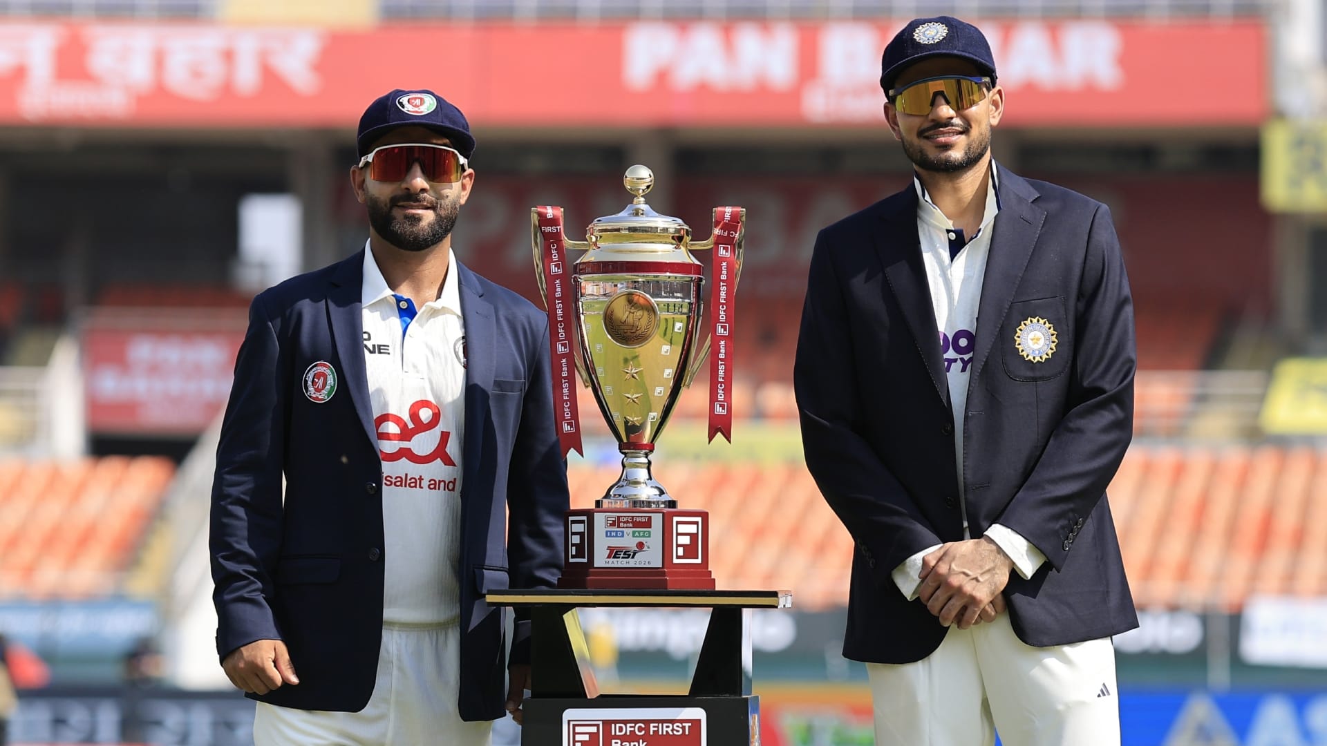 India vs Afghanistan One-off Test Manav Suthar debut for India Shubman Gill toss stats in test