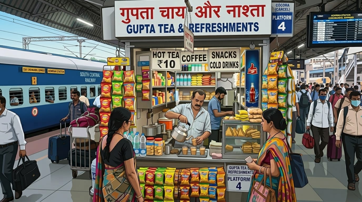 Why are there no medical stores on railway platforms par dawai ki dukan kyo nhi hoti