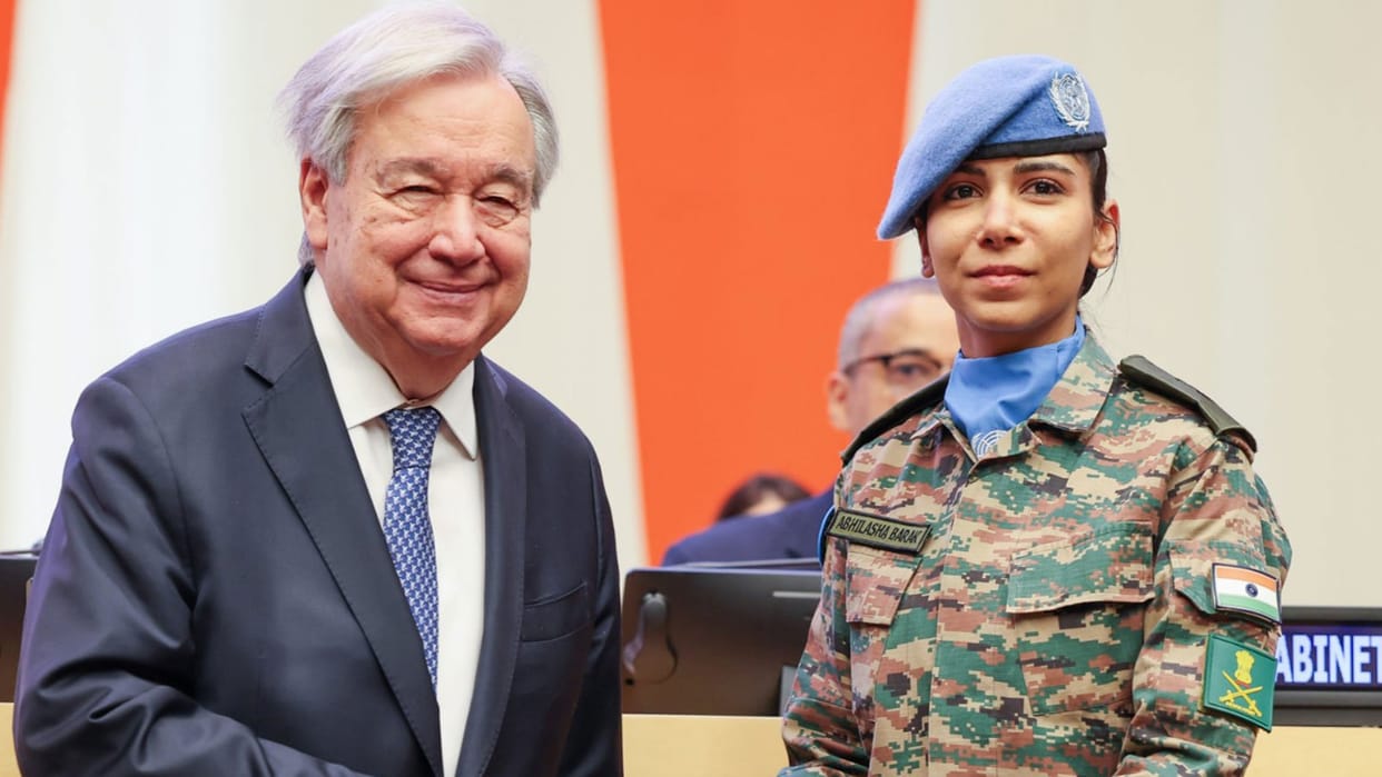 Indian Peacekeeper Major Abhilasha Barak Receives Prestigious UN Military Gender Advocate Award 2025