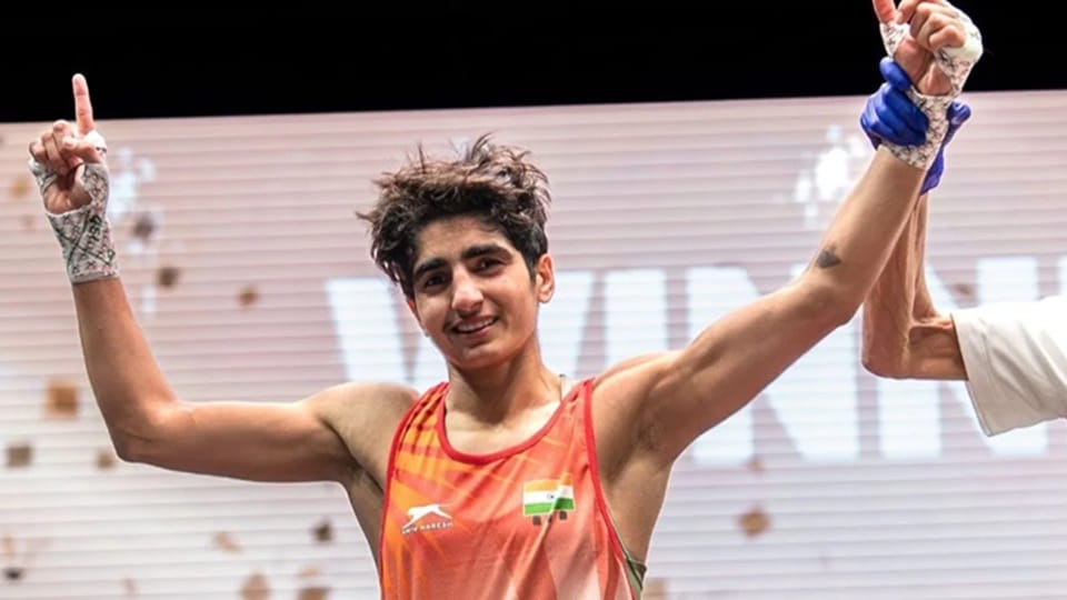 Meenakshi Hooda of Rohtak became the world's number one boxer
