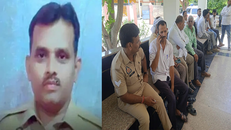Etawah: Head Constable found hanging from basketball goalpost