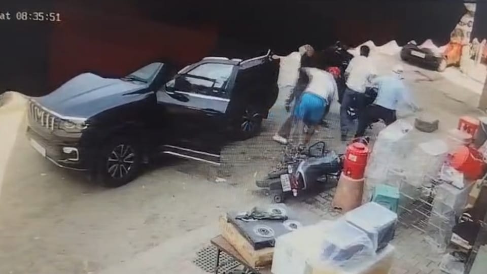 Businessman murdered in Panchkula Entire incident captured on CCTV
