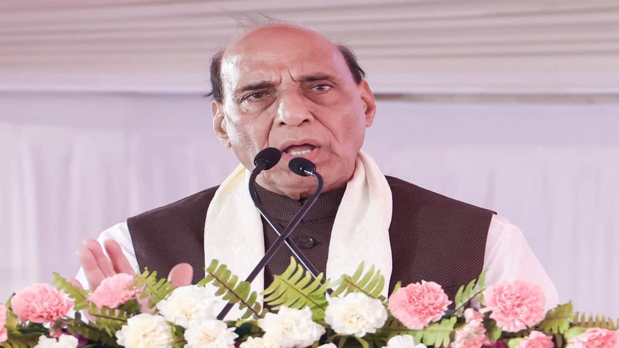 Defense Minister Rajnath Singh called India's GDP growth a symbol of strength, praised PM Modi's leadership